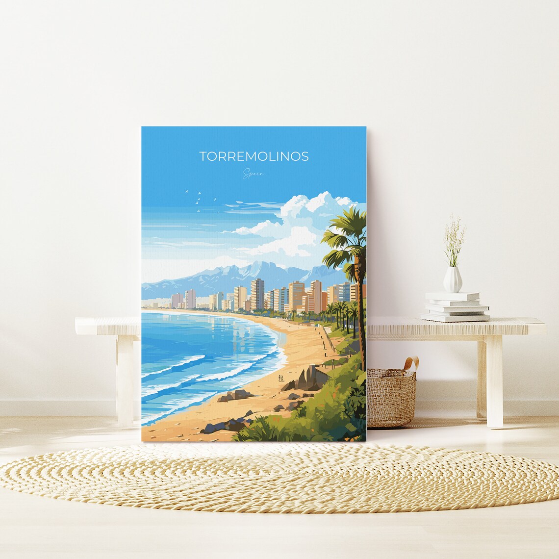 Torremolinos Travel Poster, Costa Del Sol Art Print - Image 4