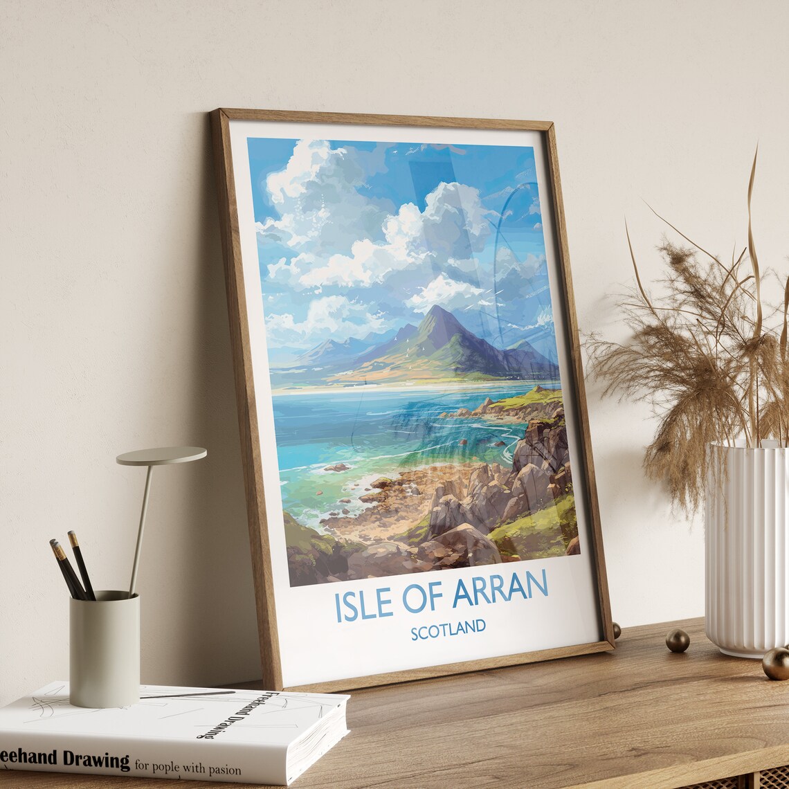 Isle Of Arran Travel Poster, Scotland Travel Print - Image 3