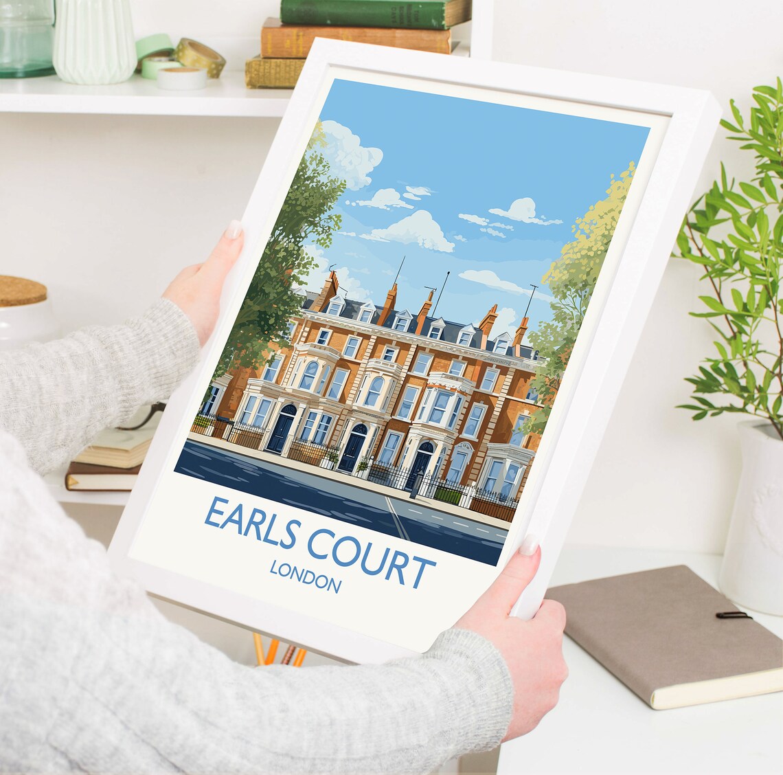 Earls Court Travel Poster, London Travel Print - Image 5