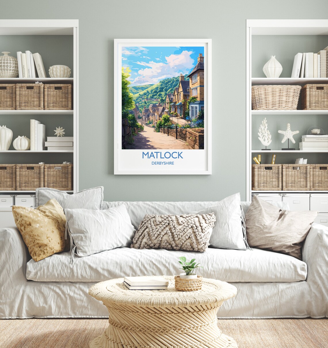 Matlock Travel Poster, Derbyshire England - Image 4