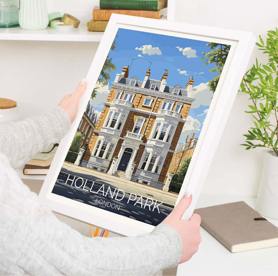 Holland Park Travel Print Travel Poster Of Holland Park London England London Art Lovers Gift Wall Art Print - Image 5