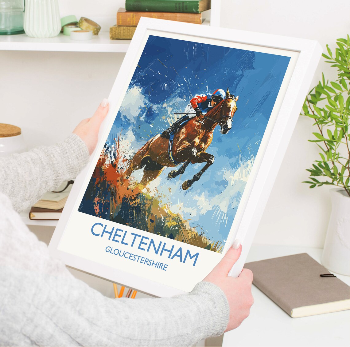 Cheltenham Travel Poster, Gloucestershire England Art Print - Image 5