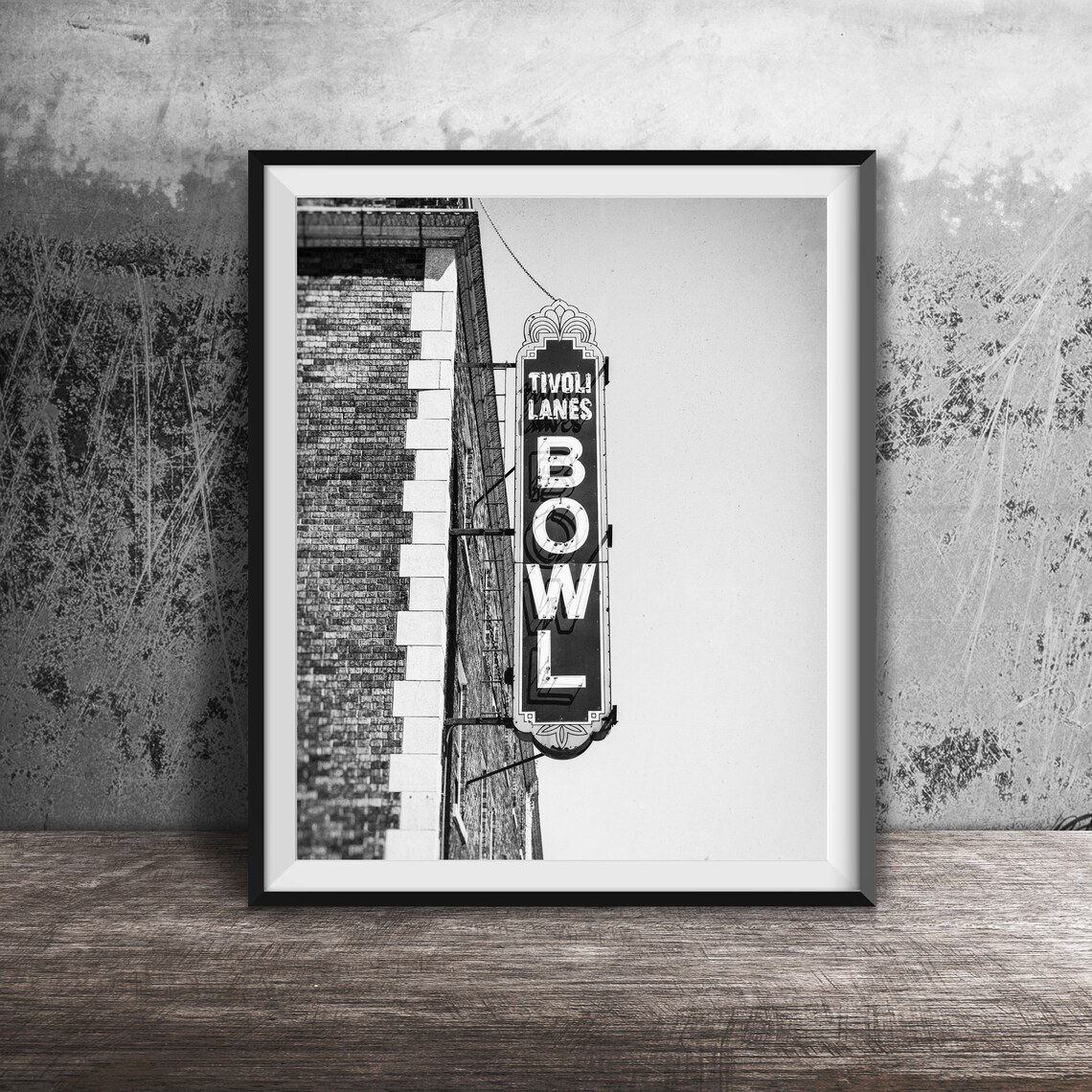 Tivoli Lanes Bowl Vintage Bowling Marquee Photography Poster - Image 2