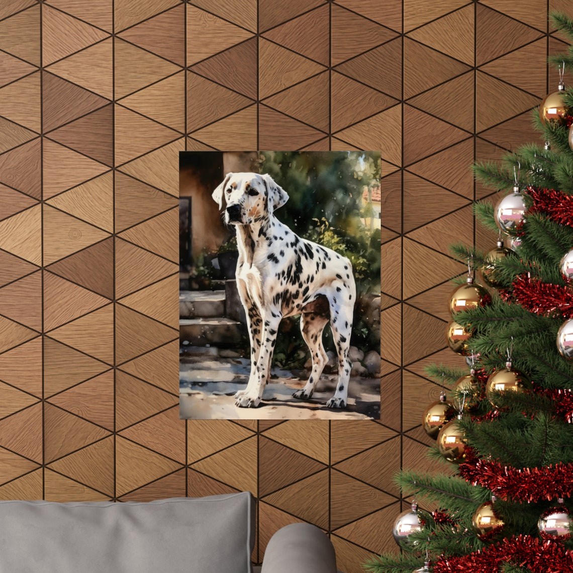 Dalmatian Dog Art Print Dog Wall Art Animal Art Print Animal Art Poster Dog Lover Gift Colorful Animal Wall Art Cool Dog Art - Image 3