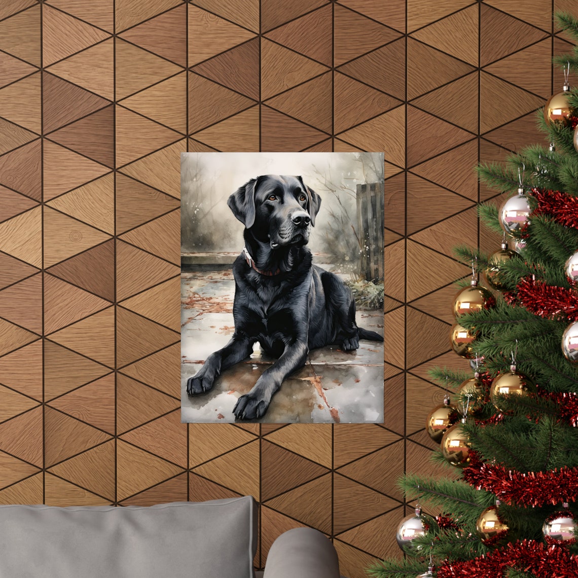 Labrador Retriever Dog Art Print Dog Wall Art Animal Art Print Animal Art Poster Dog Lover Gift Colorful Animal Wall Art Cool Dog Art - Image 3