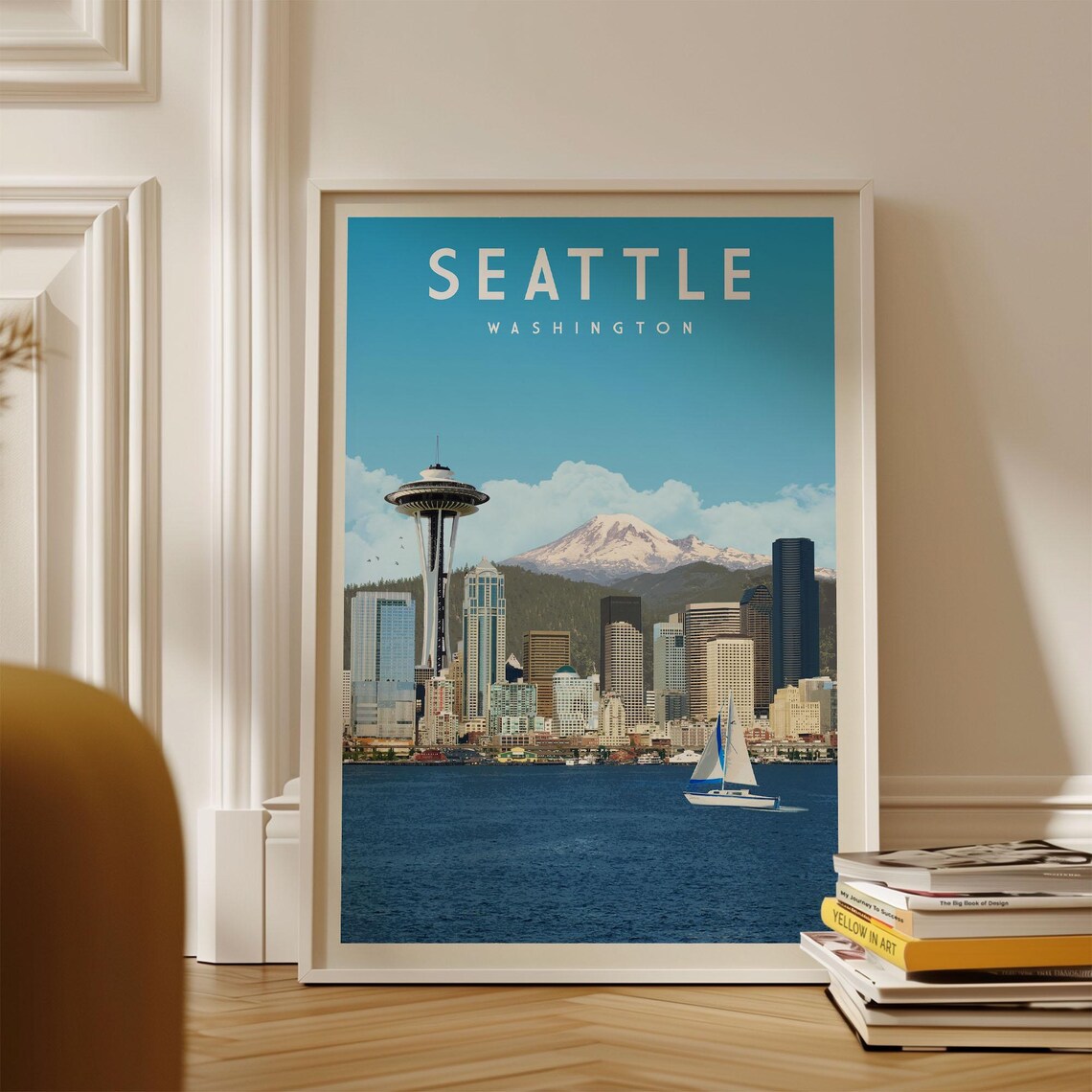 Seattle Vintage Poster Print, Washington State