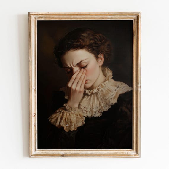 Funny Bathroom Wall Art Classical Painting Vintage Style Poster Prints Toilet Humor Amusing Gift
