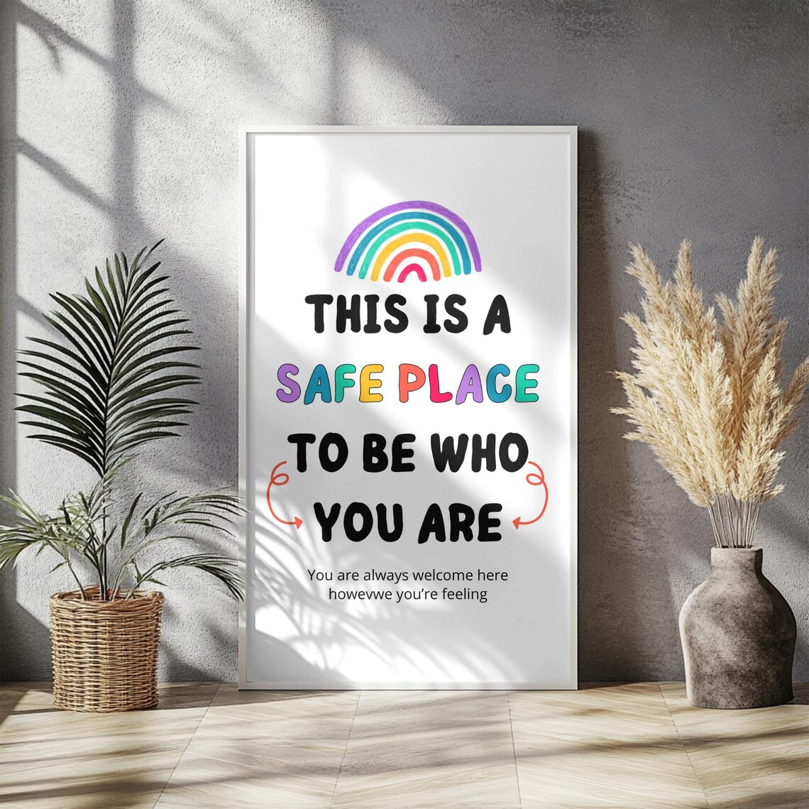 This Is A Safe Space, School Counselor Decor - Image 3