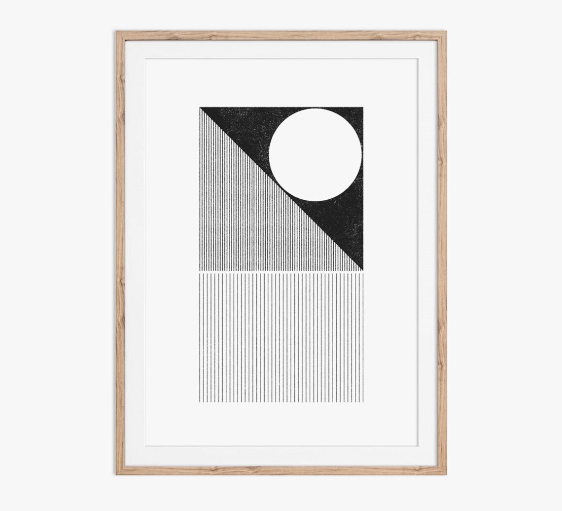 Geometric Design, Abstract Modern Art Print