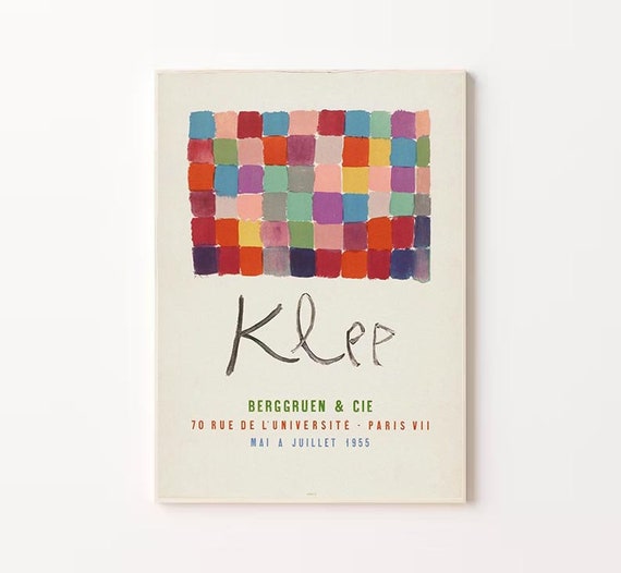 Paul Klee Art Exhibition Poster Klee Art Print Modern Art Wall Decor Art Print Art Decor Klee Poster Gift Ideas
