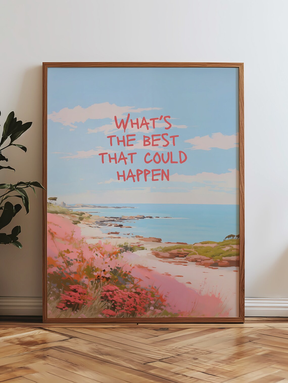 What’s The Best That Could Happen Retro Beach Print - Image 3