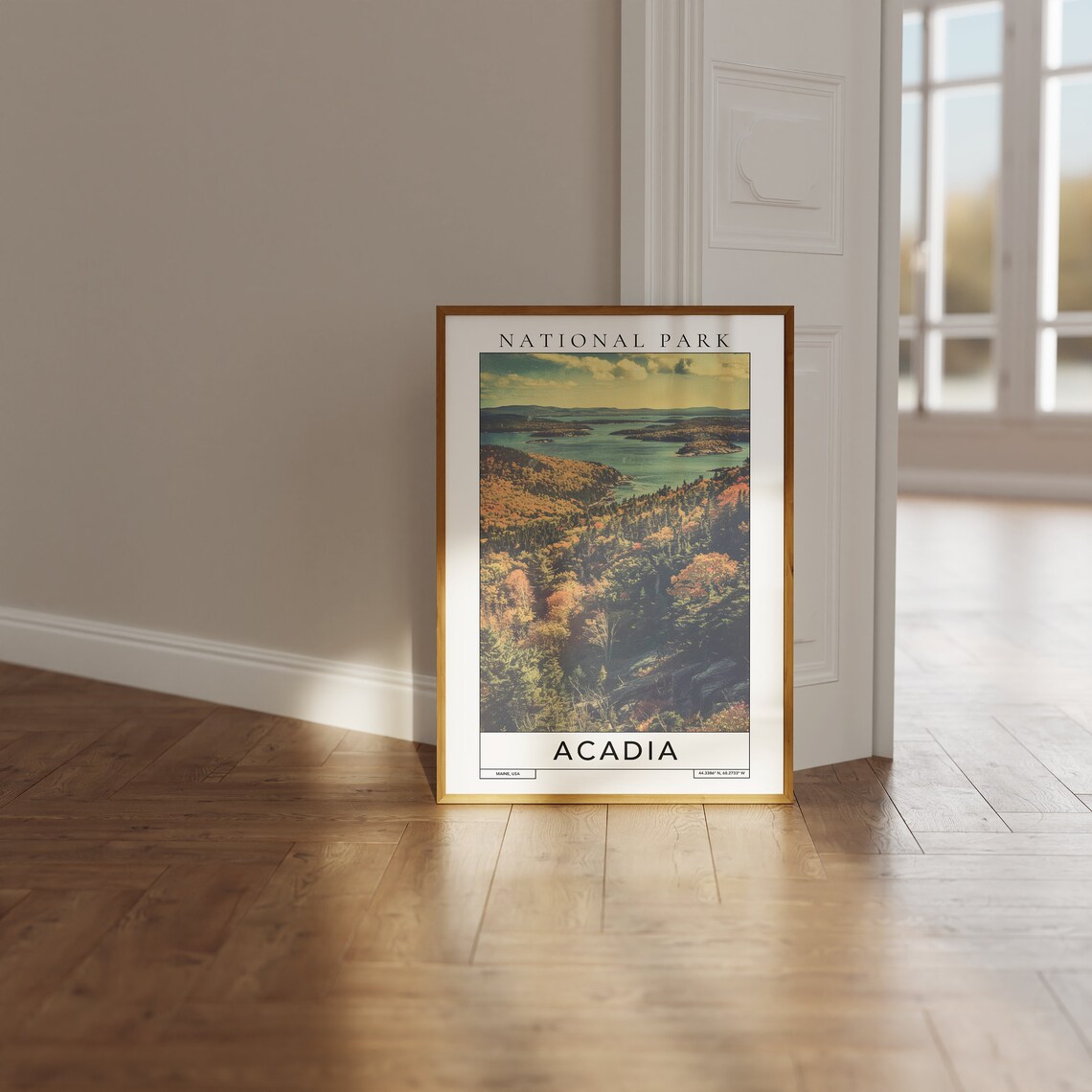 Acadia Maine Autumn Coast Islands Ocean View National Park Poster - Image 3