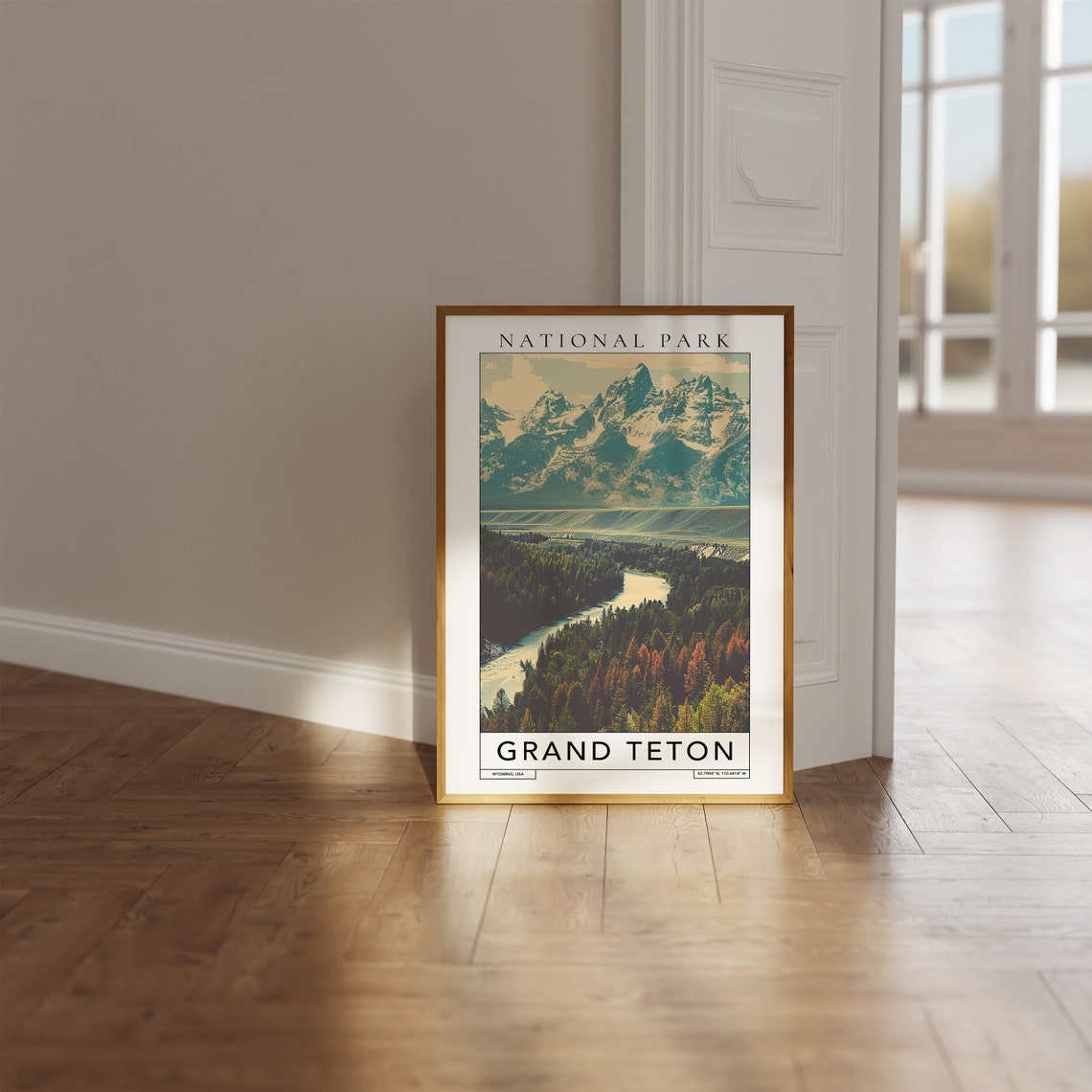 Grand Teton National Park Travel Print Grand Teton Wyoming Print Grand Teton National Park Grand Teton National Park Poster Print - Image 3