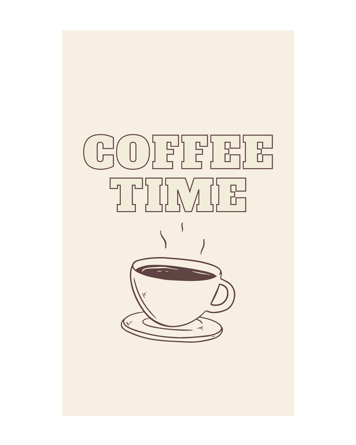 Coffee Station Poster, Kitchen Wall Art - Image 2