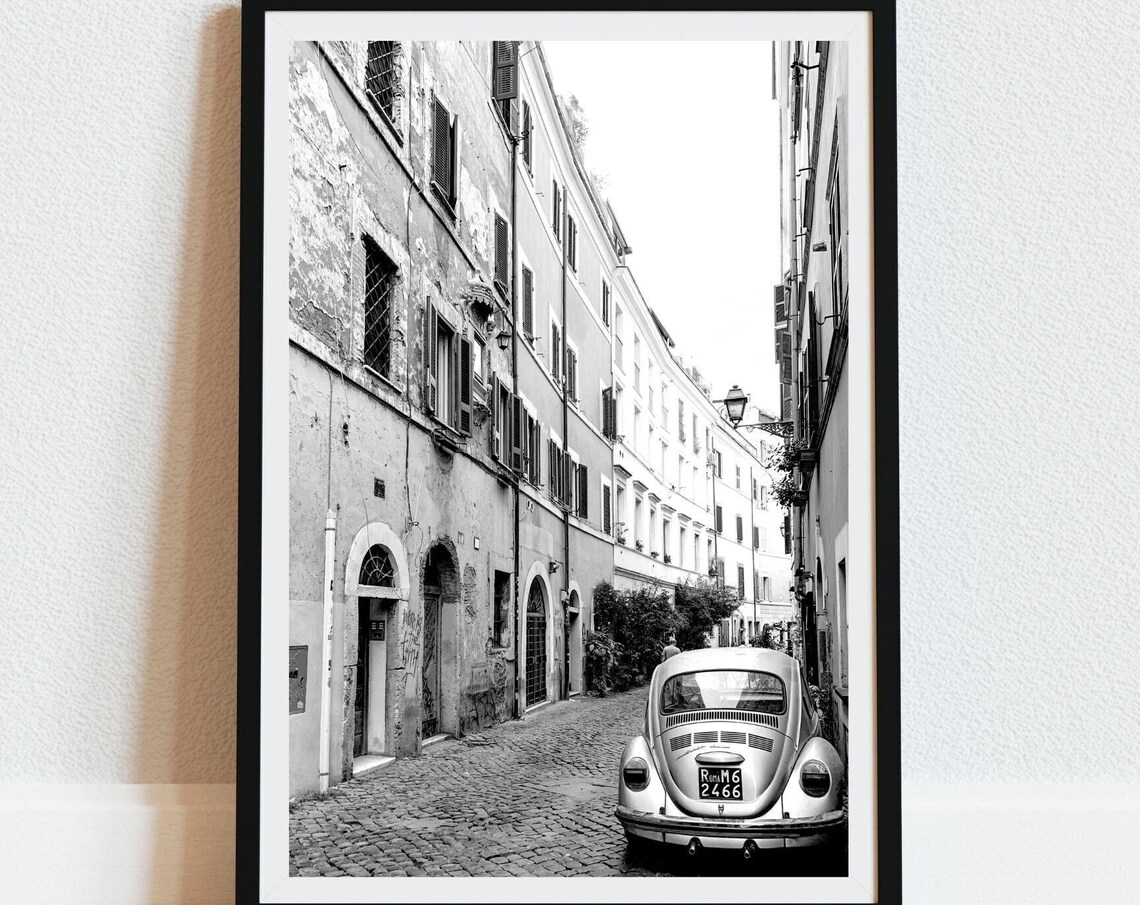 Rome Photography Print, Vintage Italy Travel Poster