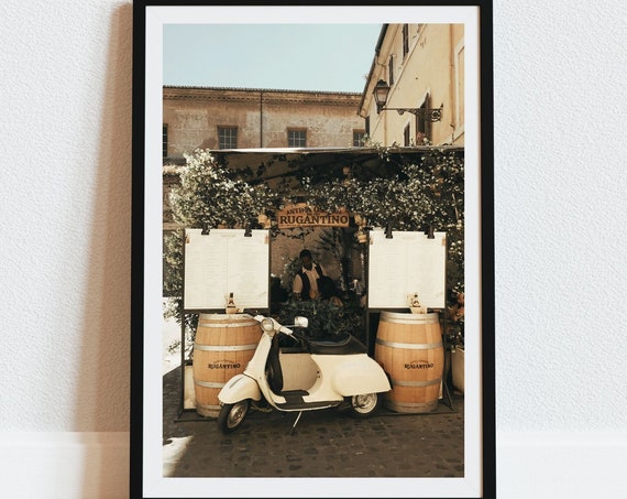 Italian Minimalist Art Print, Modern Wall Decor