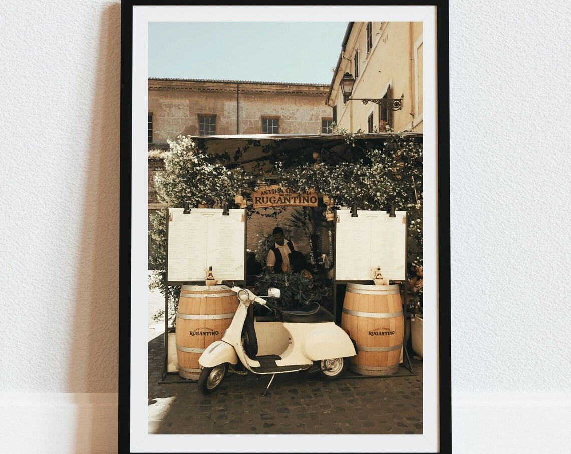 Italian Minimalist Art Print, Modern Wall Decor