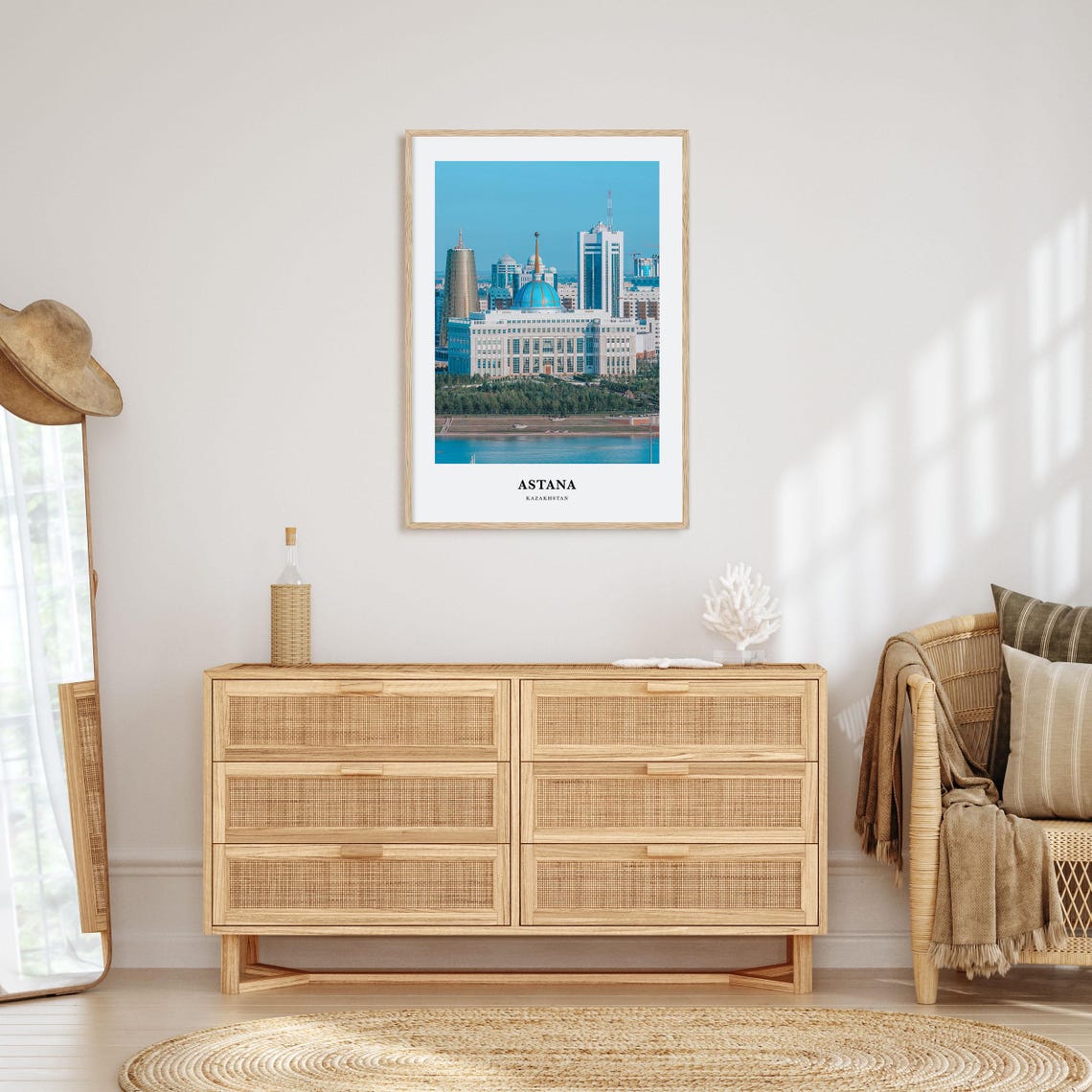 Astana Print Astana Photo Poster Astana Travel Wall Art Astana Map Print Astana Photography Print Astana Wall Dcor Kazakhstan - Image 2
