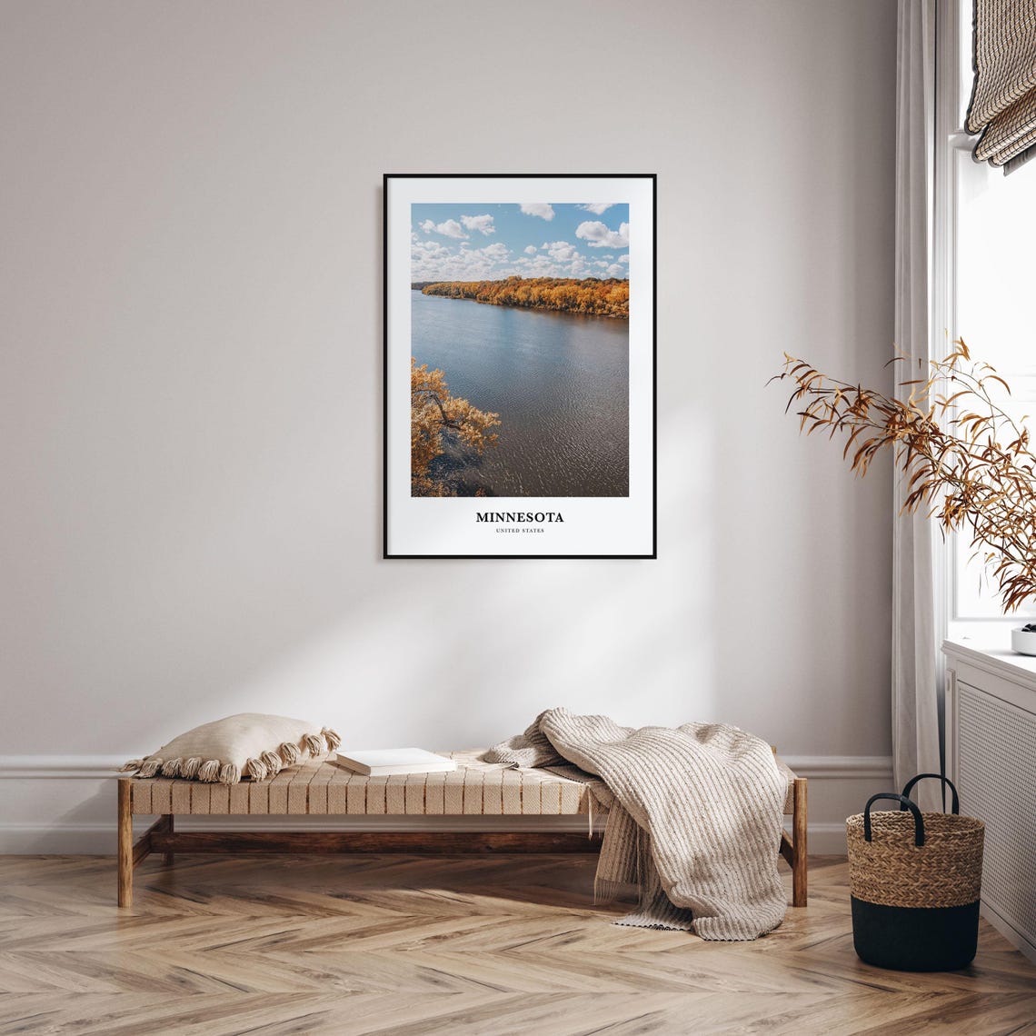 Minnesota Print No 1 Minnesota Photo Poster Minnesota Travel Wall Art Minnesota Map Print Minnesota Photography Print United States - Image 3