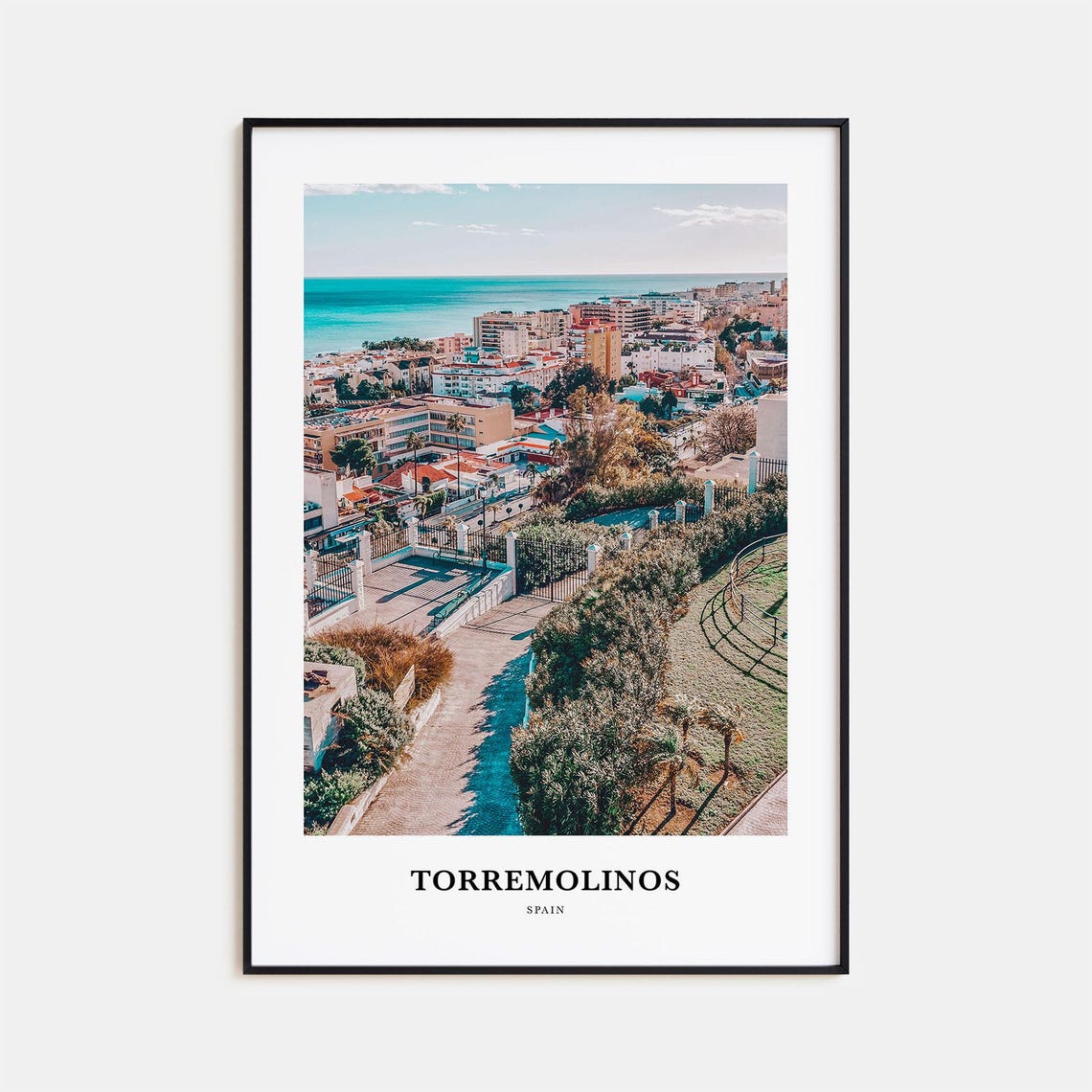 Torremolinos Print Torremolinos Photo Poster Torremolinos Travel Wall Art Torremolinos Map Print Torremolinos Photography Print Spain