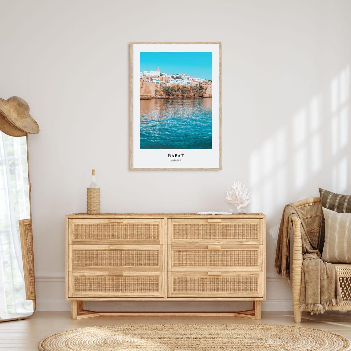 Rabat Morocco Historic Kasbah Waterfront Old Town Photo Poster - Image 2