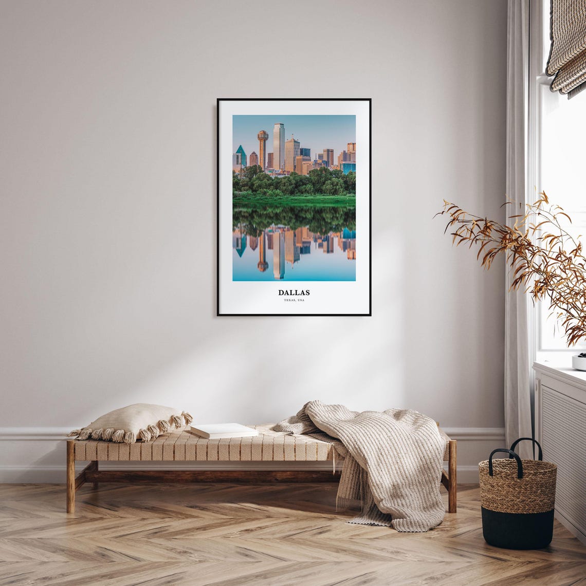 Dallas Print No 2 Dallas Photo Poster Dallas Travel Wall Art Dallas Map Print Dallas Photography Print Dallas Wall Dcor Texas Usa - Image 3