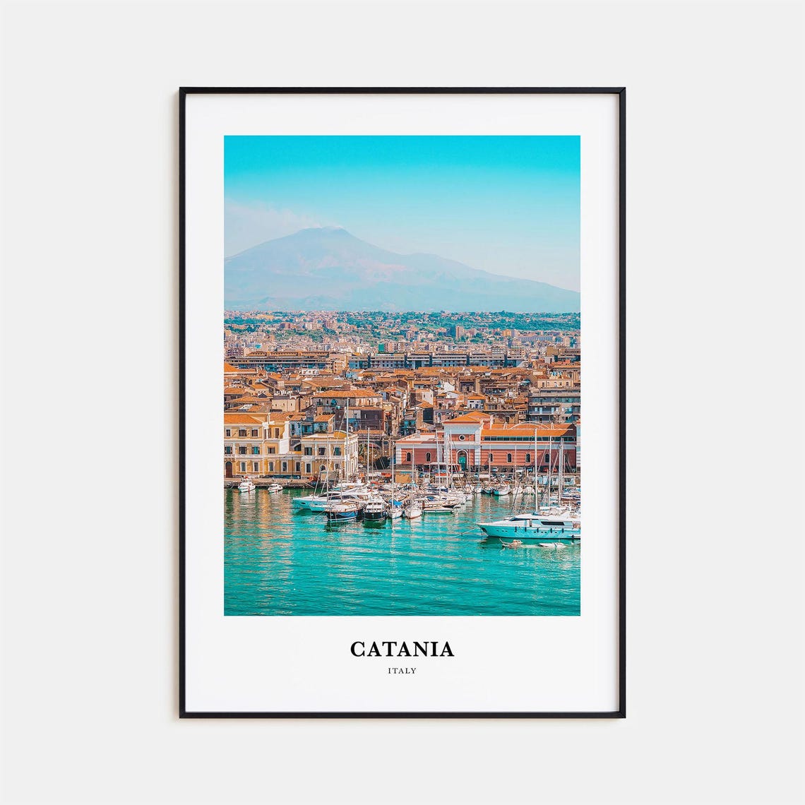 Catania Print Catania Photo Poster Catania Travel Wall Art Catania Map Print Catania Photography Print Catania Wall Dcor Italy