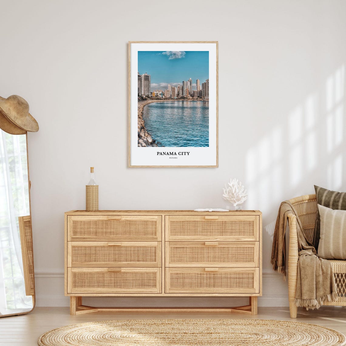 Panama City Print Panama No 3 Panama City Photo Poster Panama City Travel Wall Art Panama City Map Print Panama City Photography Print - Image 2