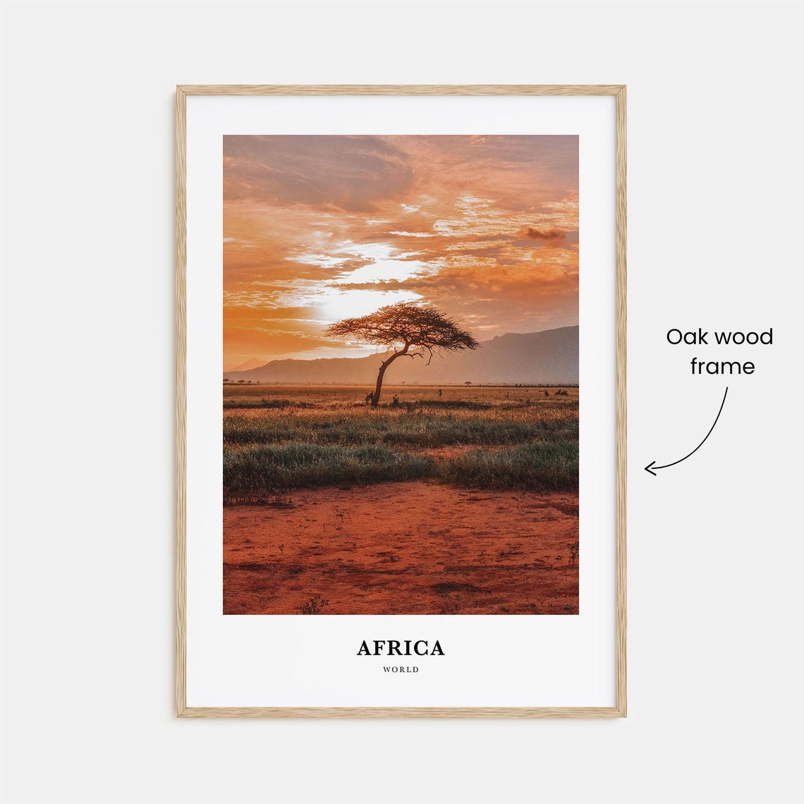 Africa Print Africa Photo Poster Africa Travel Wall Art Africa Map Print Africa Photography Print Africa Wall Dcor World - Image 3