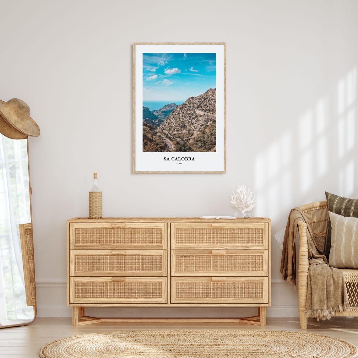 Sa Calobra Spain Winding Mountain Road Coastline Overlook Poster - Image 2