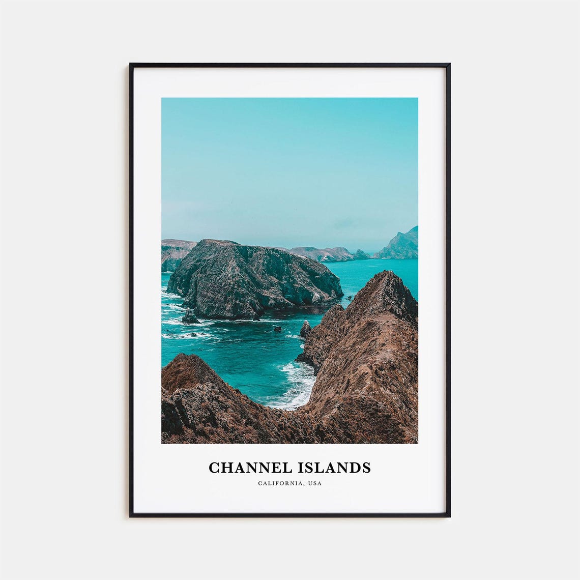 Channel Islands California Rugged Rocky Coast Ocean View Poster