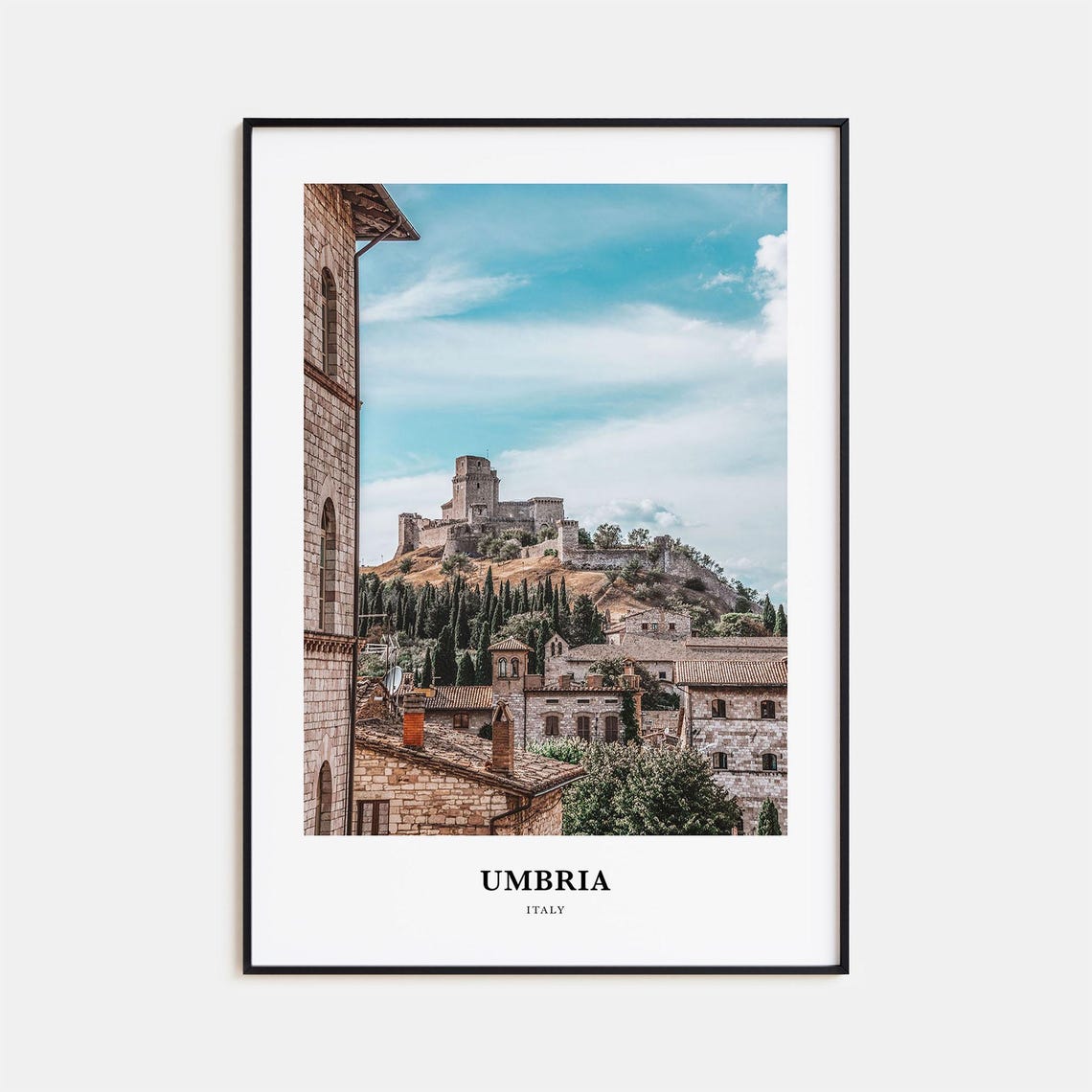 Umbria Print Umbria Photo Poster Umbria Travel Wall Art Umbria Map Print Umbria Photography Print Umbria Wall Dcor Italy