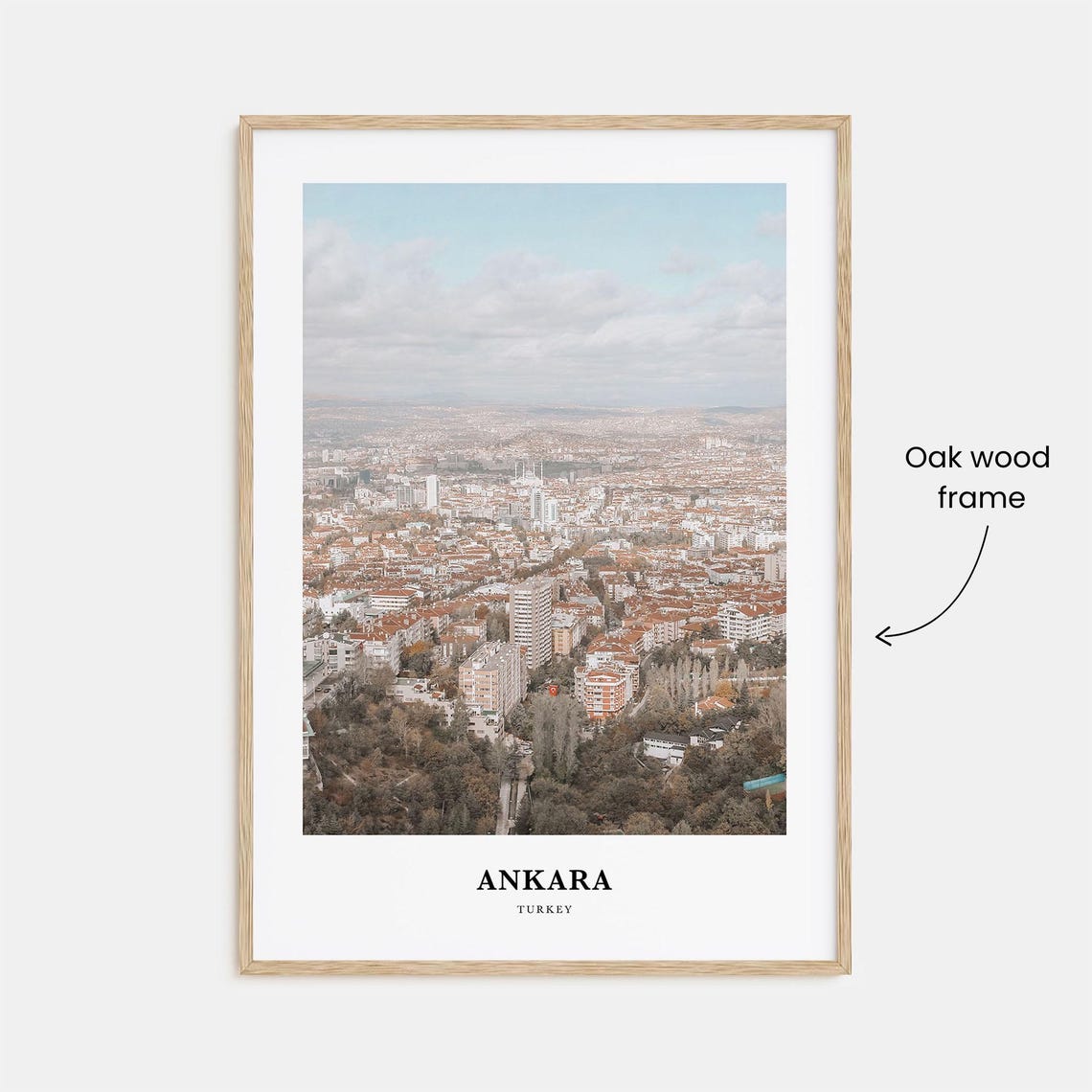 Ankara Turkey Aerial Panorama Of The Sprawling Capital Poster - Image 3