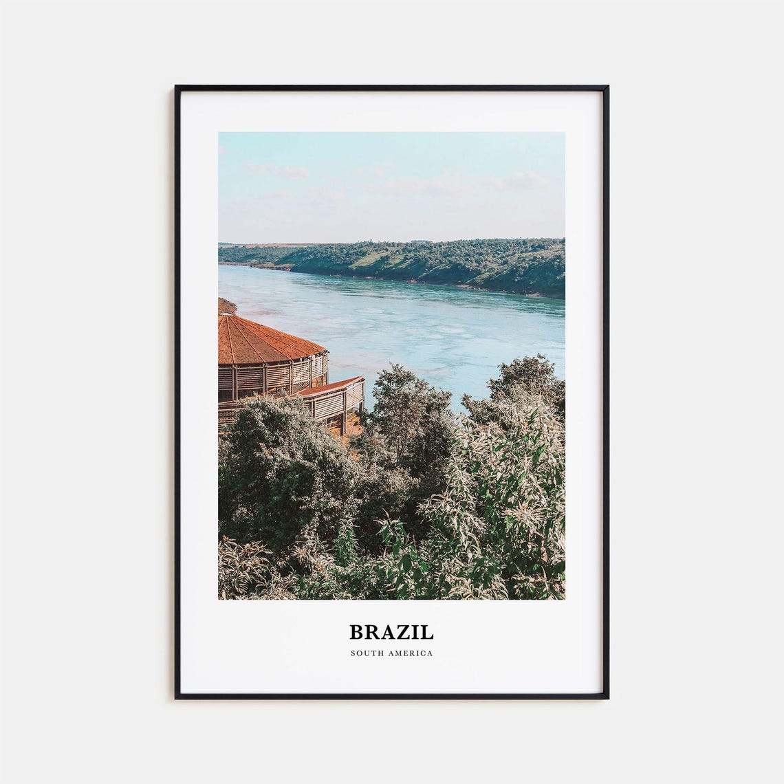 Brazil Print No 2 Brazil Photo Poster Brazil Travel Wall Art Brazil Map Print Brazil Photography Print Brazil Wall Dcor South America