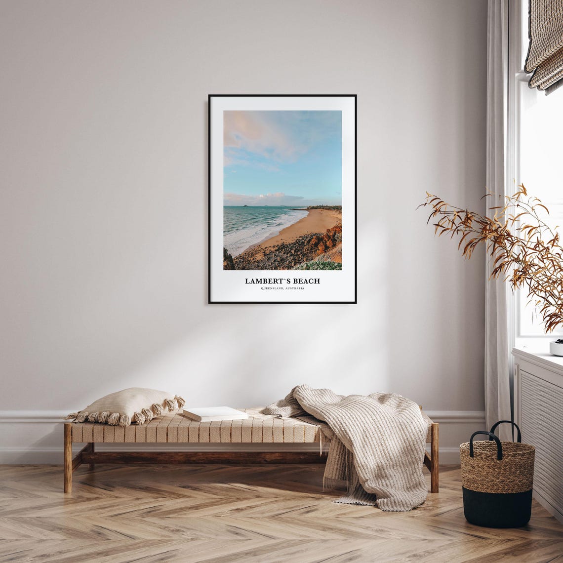 Lambert's Beach Queensland Australia Golden Sand Photo Poster - Image 4