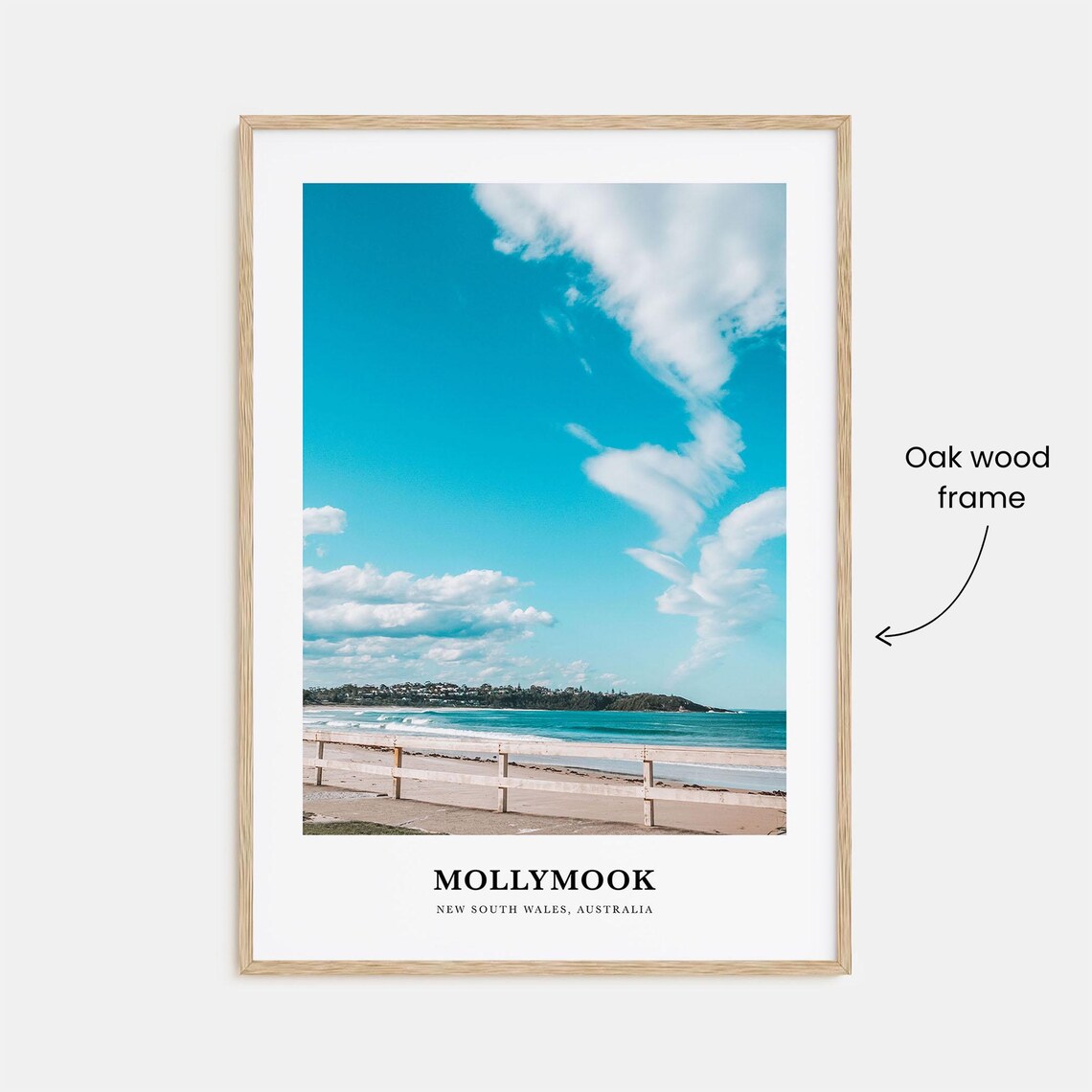 Mollymook Print Mollymook Photo Poster Mollymook Travel Wall Art Mollymook Map Print Mollymook Photography New South Wales Australia - Image 3