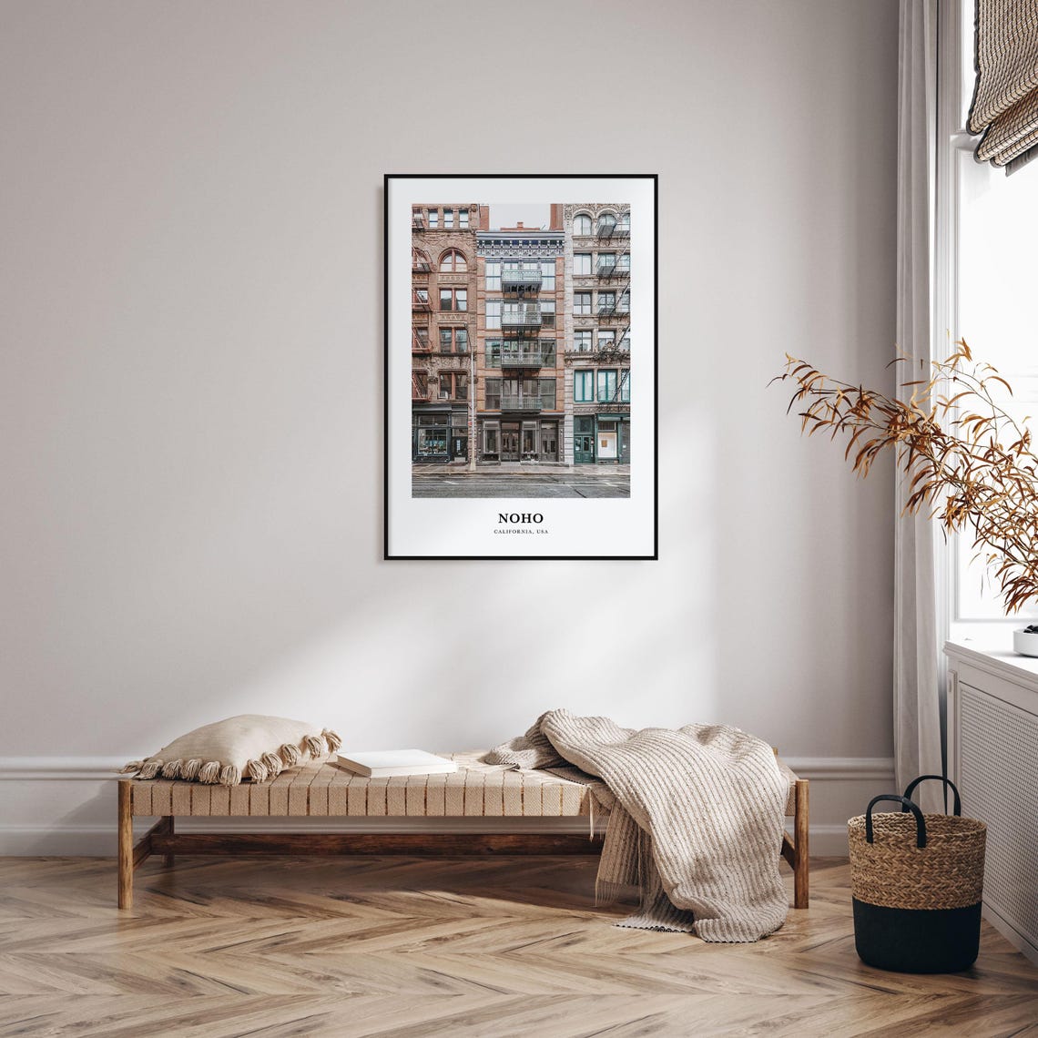 NoHo Historic Cast Iron Buildings Facade Photo Travel Poster - Image 3
