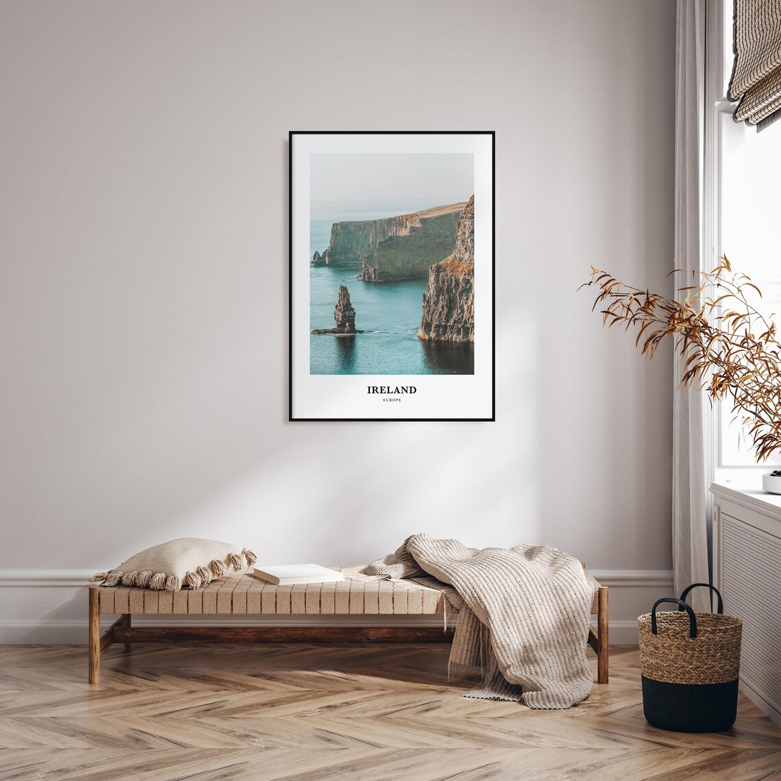 Ireland Travel Wall Art, Europe Map Print - Image 3