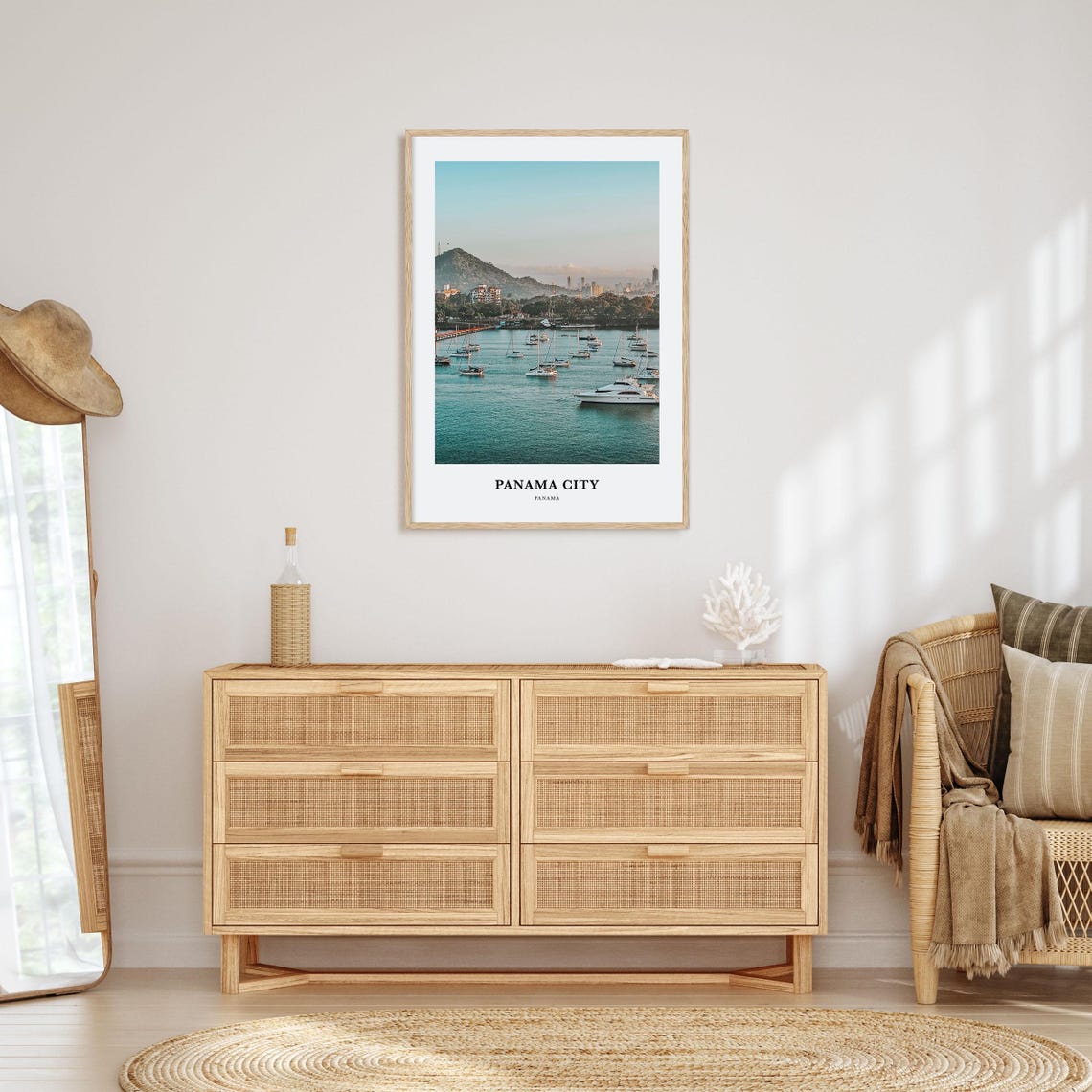 Panama City Print Panama No 1 Panama City Photo Poster Panama City Travel Wall Art Panama City Map Print Panama City Photography Print - Image 2