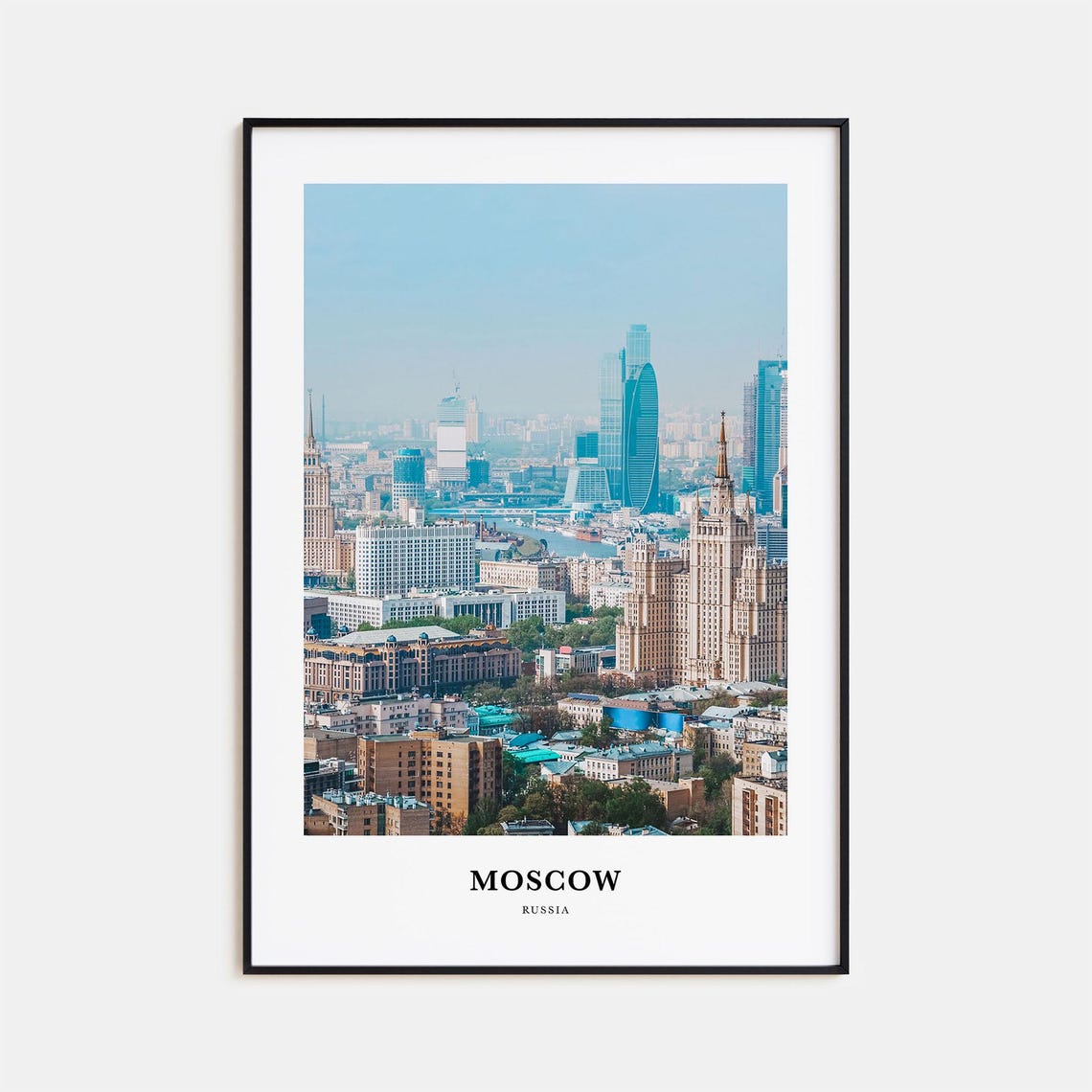 Moscow Print Russia No 2 Moscow Photo Poster Moscow Travel Wall Art Moscow Map Print Moscow Photography Print Moscow Wall Dcor