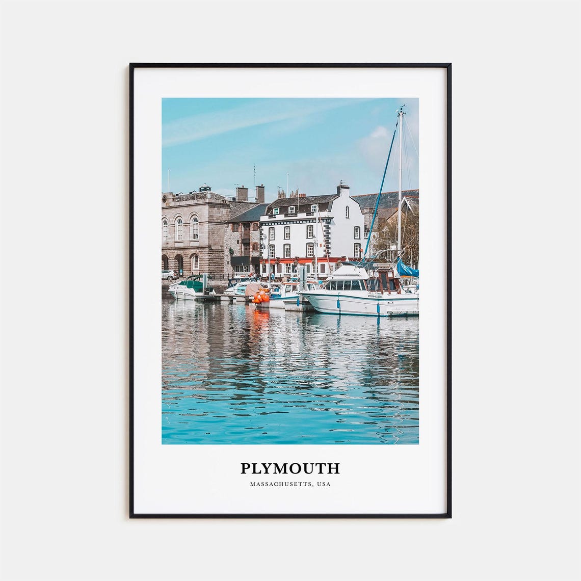 Plymouth Print Plymouth Photo Poster Plymouth Travel Wall Art Plymouth Map Print Plymouth Photography Print Massachusetts Usa