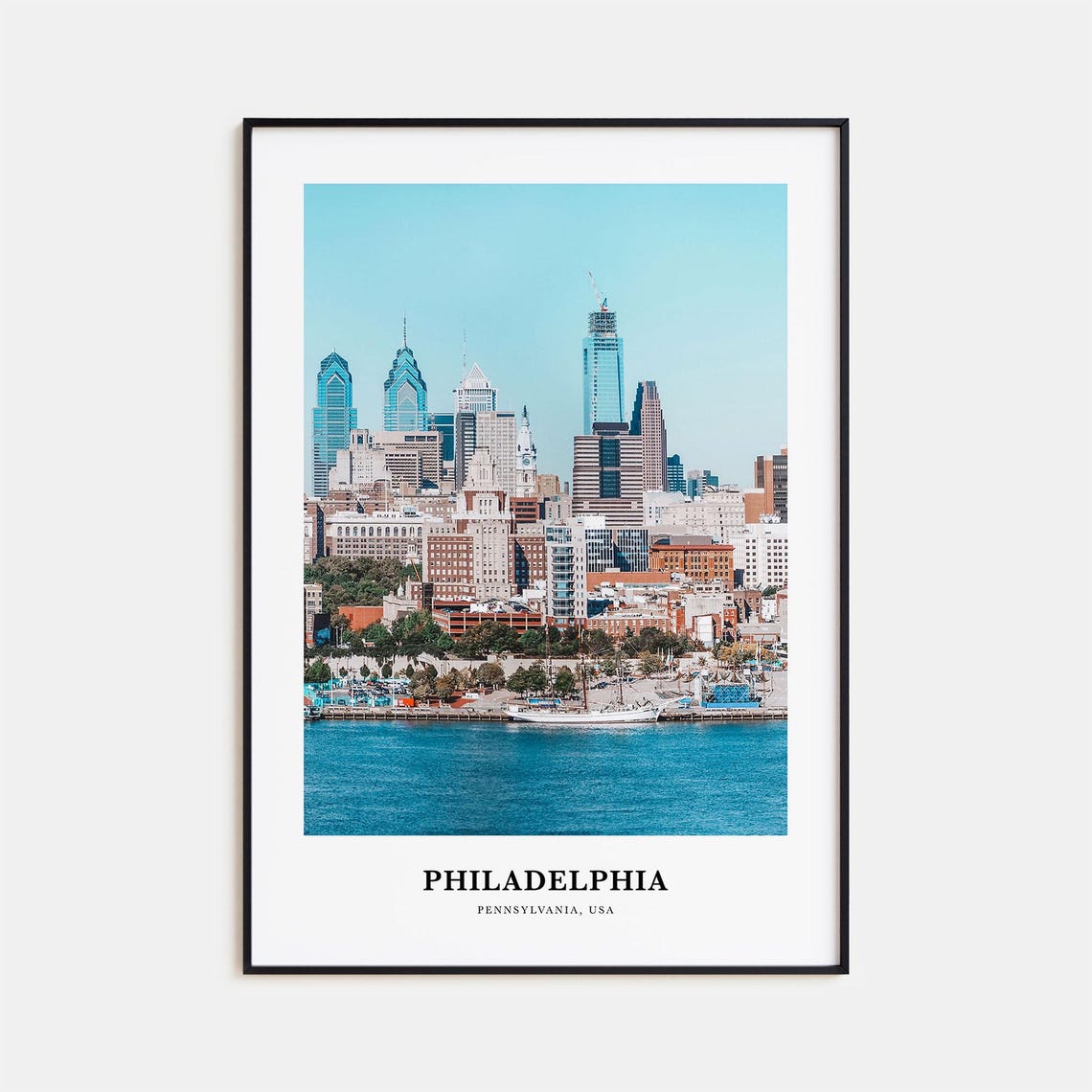 Philadelphia Print No 2 Philadelphia Photo Poster Philadelphia Travel Wall Philadelphia Map Philadelphia Photography Pennsylvania Usa