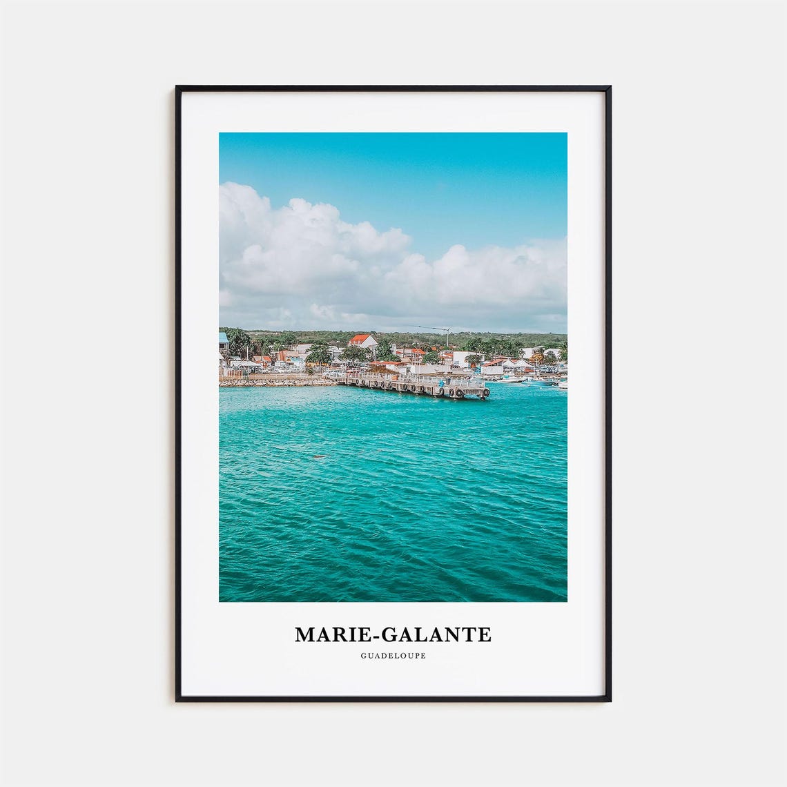 Marie Galante Print Marie Galante Photo Poster Marie Galante Travel Wall Art Marie Galante Map Print Marie Galante Print Guadeloupe