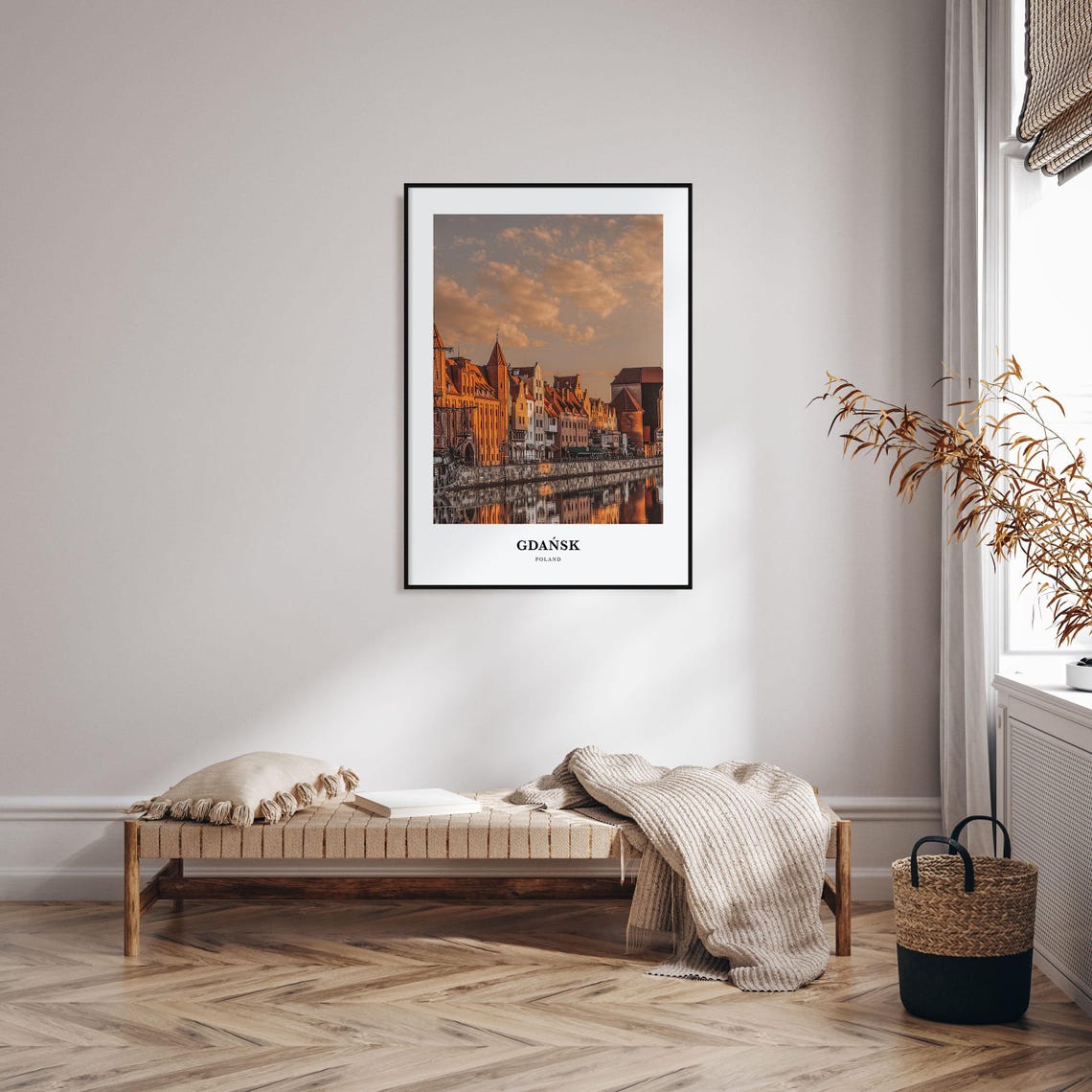 Gdansk Print Gdansk Photo Poster Gdansk Travel Wall Art Gdansk Map Print Gdansk Photography Print Gdansk Wall Dcor Poland - Image 3