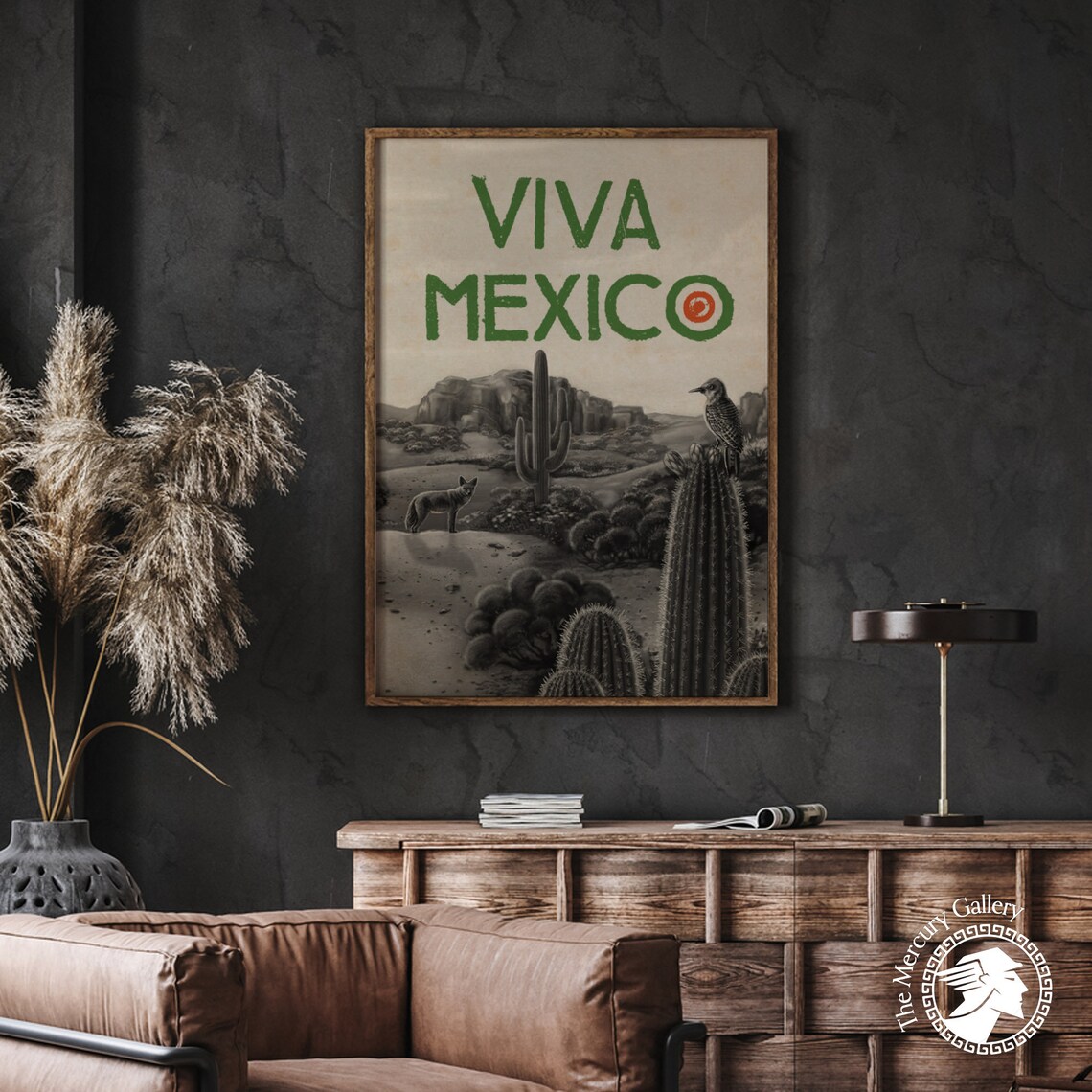 Viva Mexico Cactus Travel Poster - Image 6