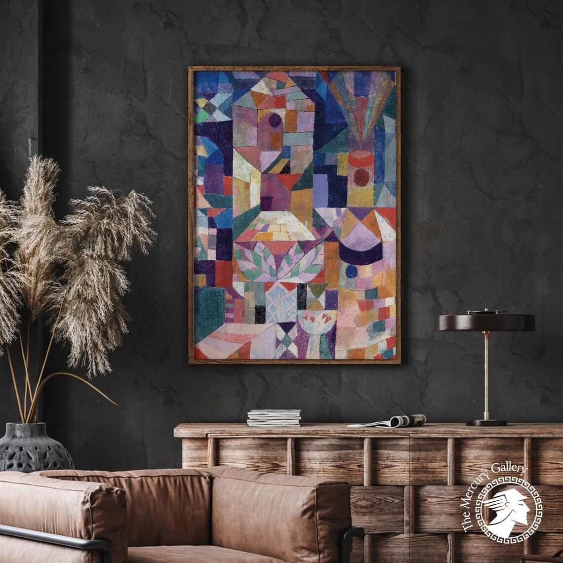 Paul Klee Burggarten 1919 Abstract Art Print - Image 3