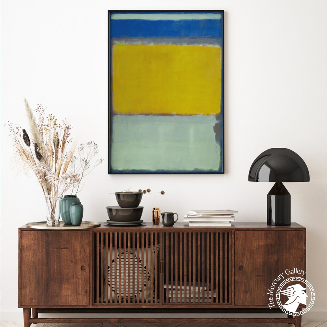 Mark Rothko Yellow And Blue Wall Art Poster Print - Image 3