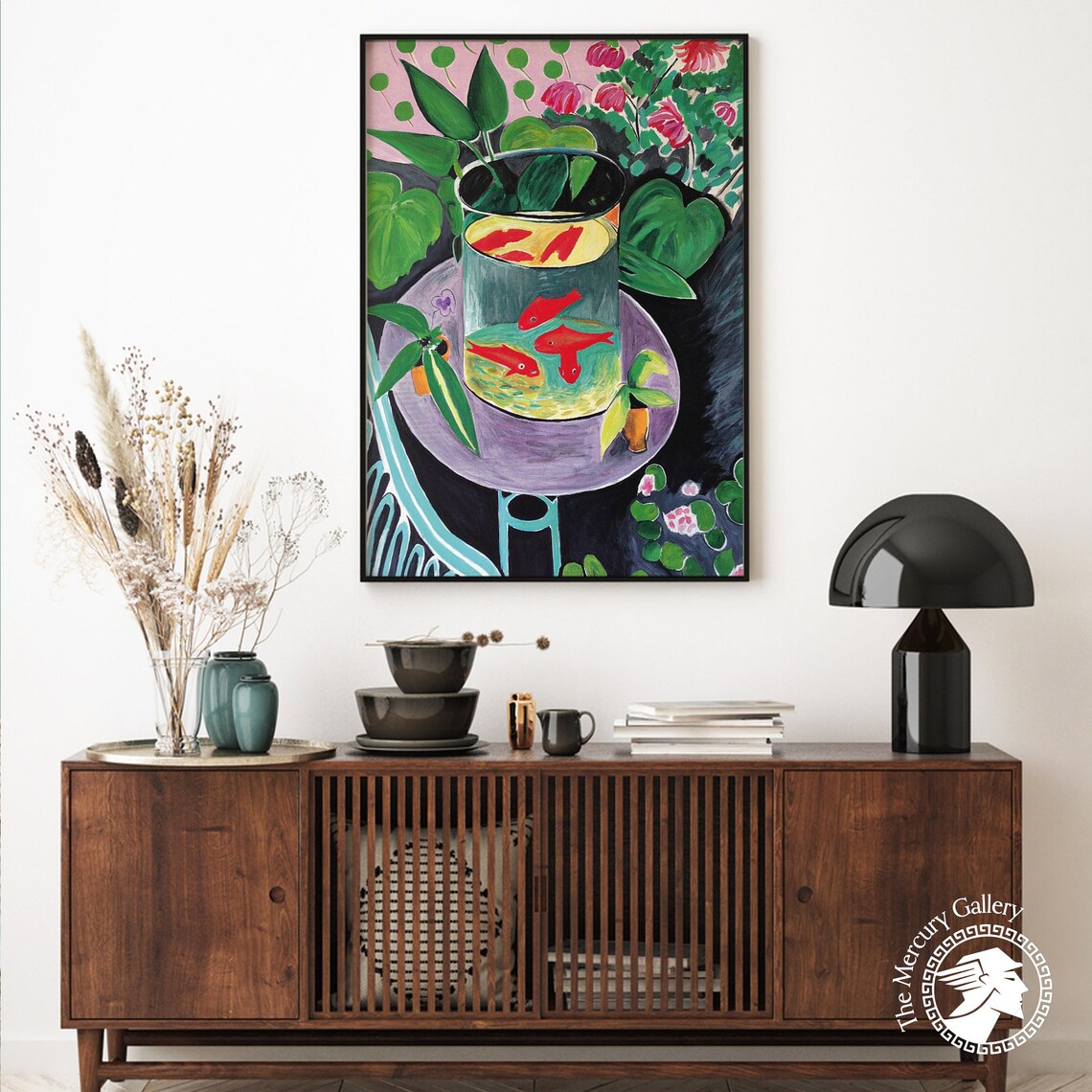 Henri Matisse Goldfish, Mid-Century Modern Art Print - Image 6