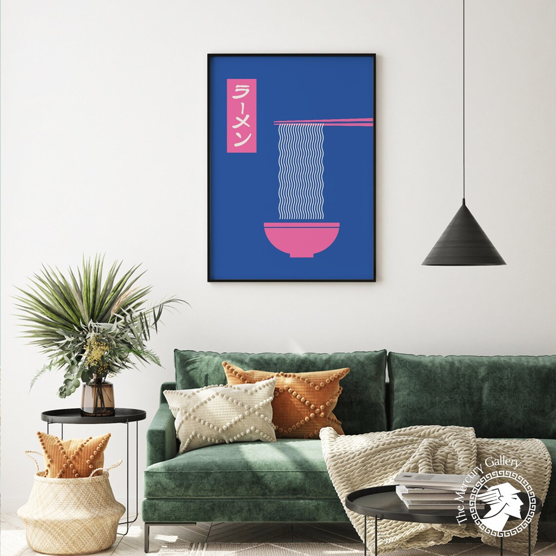 Ramen Noodle Print, Japanese Kitchen Poster - Image 4