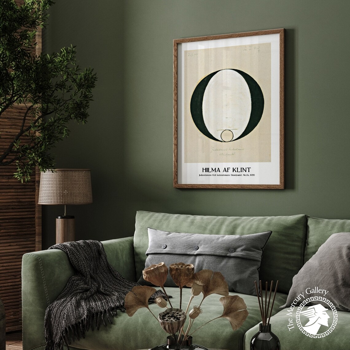 Hilma Af Klint Vintage Exhibition Art Print - Image 4